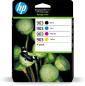 Preview: HP 903 Multipack 4 Farben (Schwarz, Cyan, Magenta, Gelb) Original Druckerpatronen 6ZC73AE